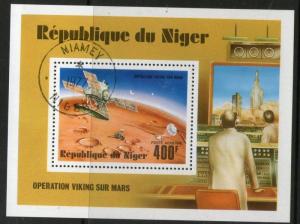 Niger 1977 Viking Mars Project Space Satellites Orbit Flight Sc C286 Cancelle...