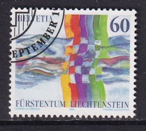 Liechtenstein   #1055 cancelled 1995  postal relationship