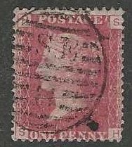 Great Britain 33   Plate 79  Used  SC:$3.00