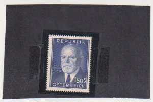 Austria  Scott # 588  Michel # 982 President Dr. Theodor Körner, MNH VF