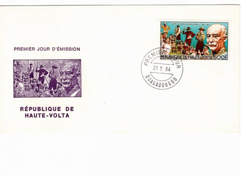 Upper Volta 1973 Sc 322 FDC-2