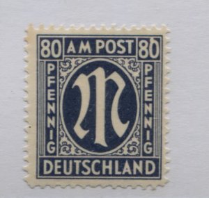 GERMANY  3N19  MNH  PERF 11.50  DOT IN RIGHT 80 VARIETY  350 EURO CAT