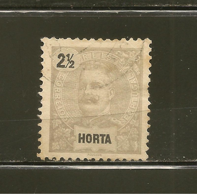 Horta SC#13 King Carlos 1897-1905 Issue Used