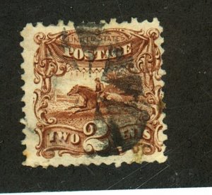 113 USED FINE TINY STAINS Cat $80