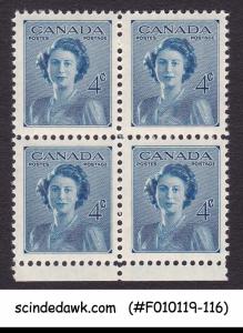 CANADA - 1948 PRINCESS' ELIZABETH WEDDING - BLK OF 4 MNH