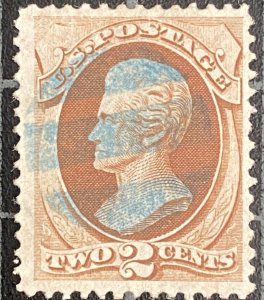 US Stamps-SC# 146 - 2 Cent - Used - Premium Item - CV $17.50
