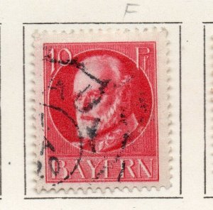 Bayern Bavaria 1914-18 Early Issue Fine Used 10pf. NW-120711