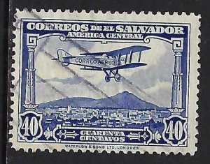 El Salvador C14 VFU AIRPLANE Z4-146-3