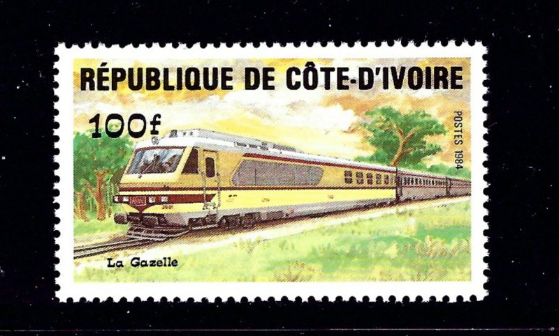 Ivory Coast 722 MNH 1984 Train         (P110)
