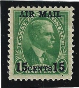 Canal Zone Scott #C1 Mint 15c on 1c Airmail Surcharged 2021 CV $7.50