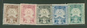 Brunei #1-5  Multiple