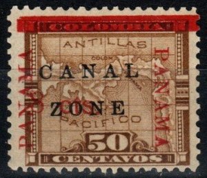 Canal Zone #14 F-VF Unused CV $27.50 (X7227)