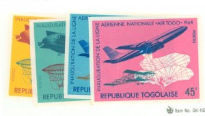 Togo #496-499  Single (Complete Set)