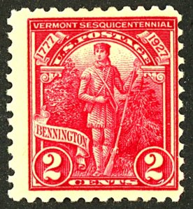 U.S. #643 MINT OG HR