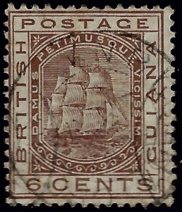 British Guiana #75 SG 129 Used F-VF SCV$15...Fill in British Colony spaces!