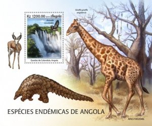 Angola - 2019 Endemic Species & Nature - Stamp Souvenir Sheet - ANG190204b