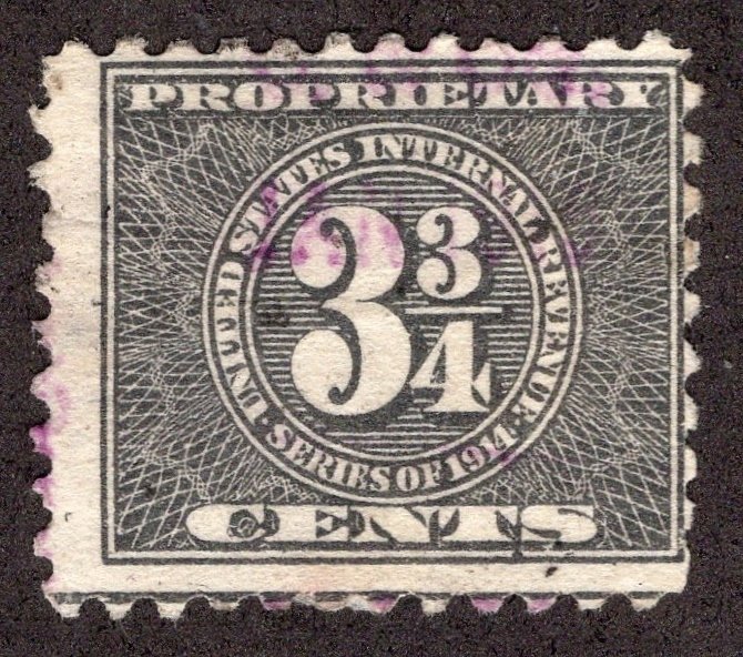 US #RB40 Proprietary Revenue Stamp *Minor Fault* ~jm-1113