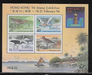 Tokelau 193a Hong Kong '94 Birds s.s. MNH c.v. $8