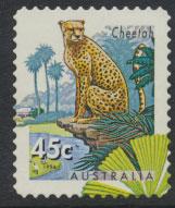 Australia SG 1486  Used  Cheetah - self adhesive