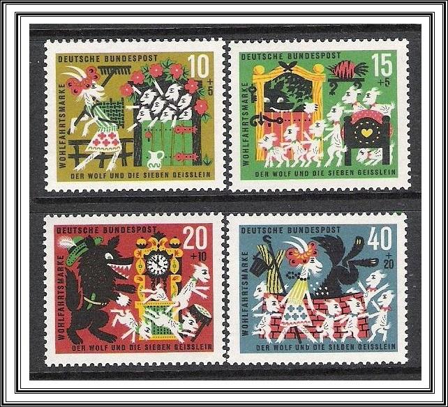 Germany #B392-B395 Semi-Postal Fairy Tales MNH