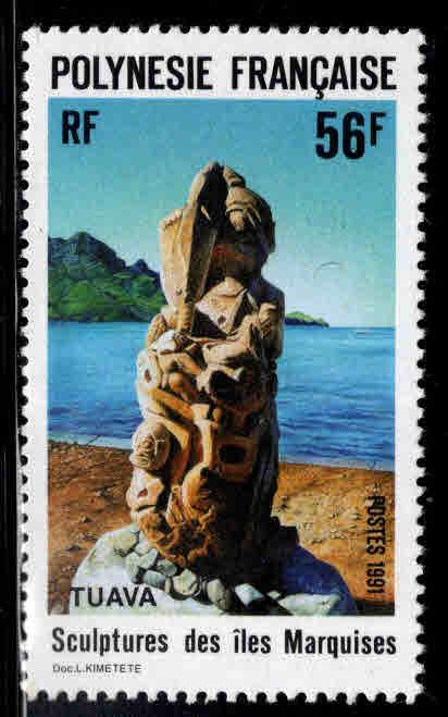 French Polynesia Scott 567 MNH** Tiki stamp