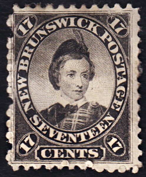 New Brunswick Scott 11 (1860) Mint HH G, CV $55.00 C