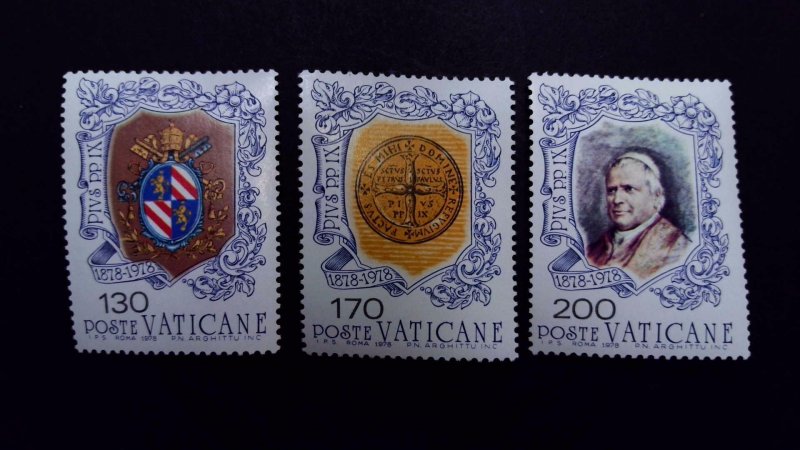 Vatican City Sc# 632-634 MNH Complete Set (1978)