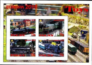 ISLAY - 2015 - Europa,  Toys - Imp 4v Sheet - M N H - Private Issue