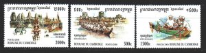 Cambodia. 2000. 2092-94. Water Festival, Tourism. MNH.