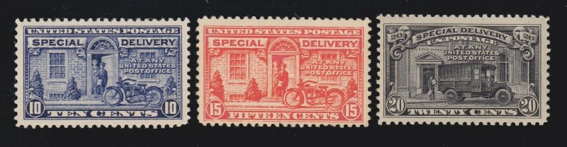 US E12-E13-E14 Special Delivery Mint VF OG NH SCV $174 