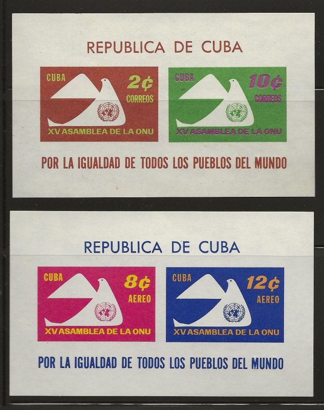 CUBA SC #  668 - 9a   C222 - 3a    MNH