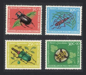 Neth. New Guinea Beetles 4v 1961 MNH SG#75-78