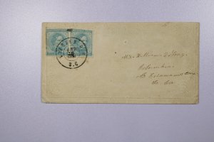 CSA - Scotts #7 Pair - Chester Court House SC Cancel - L37836