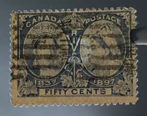 CANADA 1897 QV Jubilee 50c Used SG#135 C3652