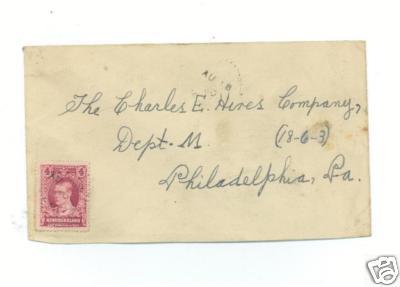 1930 Newfoundland cover to USA # 166