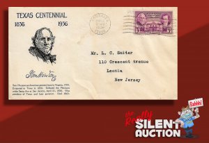 SC 776 • 1936 Texas Centennial FDC  • Cachet by Grandy