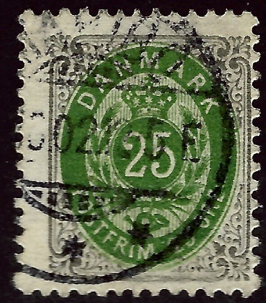 Denmark SC#50 Used Fine...Bid a Bargain!