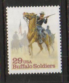 #2818 MNH 29c Buffalo Soldiers 1994 Issue