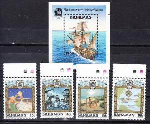 Bahamas Scott 725-729 Mint NH (Catalog Value $27.75)