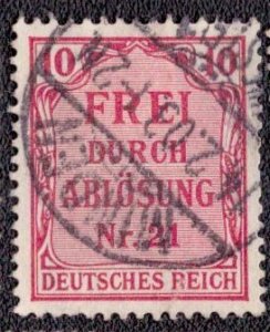 Germany OL4 1903 Used
