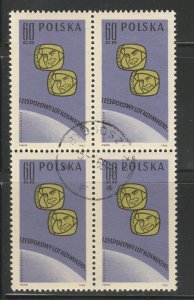 Poland Commemorative Stamps Block of Four CTOs Cancellation A20P52F2965-