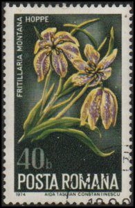Romania 2514 - Cto - 40b Checkered Lily (1974)