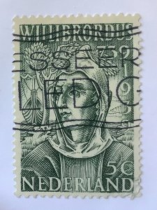 Netherlands 1939 Scott 212 used - 5c, St. Willibrord in Katwijk