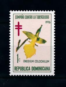 [79806] Dominican Republic 1976 Flora Flowers Blumen Orchids Tuberculosis  MNH