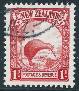 New Zealand, Sc #186, 1d Used