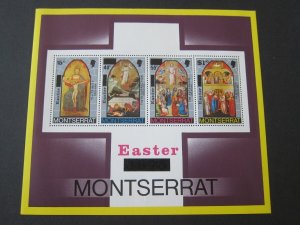 Montserrat 1976 Sc 336a Christmas Religion set MNH