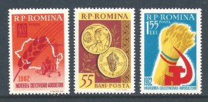 Romania #1475-7 NH Collectivization of Agriculture