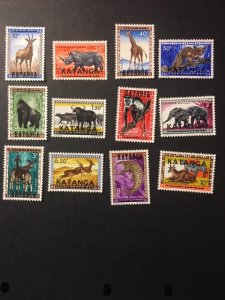 Katanga 6-17 MNH comp set