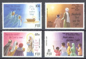 Fiji Sc# 633-636 MNH 1990 Christmas