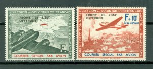 FRENCH LEGION FIGHTING BOLSHEVIKS Y.T.#4-5...MNH...SET...$25.00